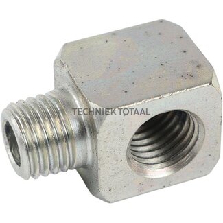 SKF Schroefkoppeling 90° M8 x 1k buitendraad / M8 x 1 binnendraad
