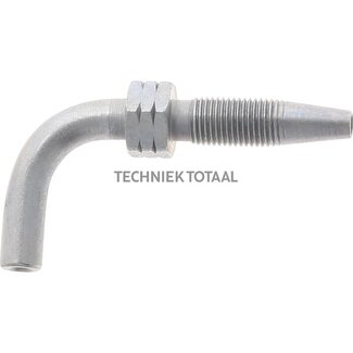 SKF Hose fitting 90° with claw groove, pipe Ø 6 mm, L1 29.5 mm, L2 37 mm