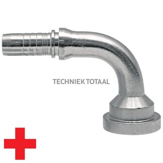 Manuli Pressnippel Spiralfit SAE-Flansch schwer 1", 90°, DN 32