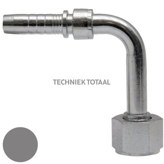 Manuli Swage fitting Spiralfit ORFS swivel nut 1 3/16", 90° L, DN 19