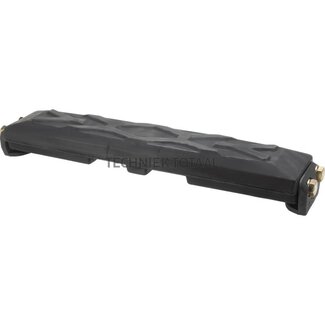 Rubber pad clip-on L 600 mm, A 198 mm, pitch 170 mm