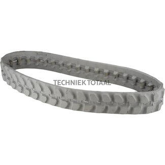 Rubber track white non-marking 180 mm, pitch 72 mm, 34 links