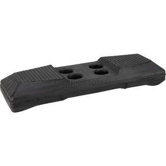 Rubber pad road liner L 500 mm, A 102,4 mm, steek 175,5 mm