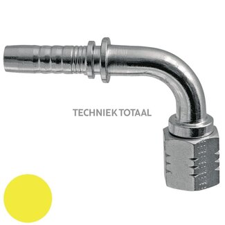 Manuli Pressnippel Spiralfit JIC-Dichtkegel 1 7/8", 90°, L 141 mm, DN 38