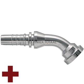 Manuli Swage fitting Interlock CAT SAE flange 1 1/4", 22.5°, DN 25