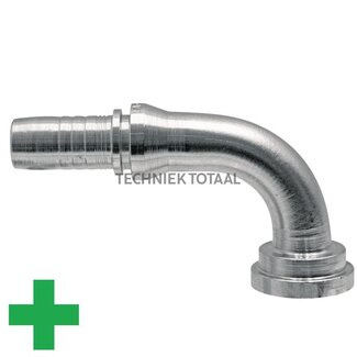 Manuli Pressnippel Spiralfit SAE-Flansch leicht 3/4", 90°, DN 19