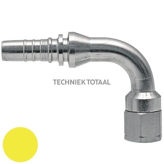 Manuli Pressnippel Interlock JIC-Dichtkegel 1 1/16", 90°, DN 19