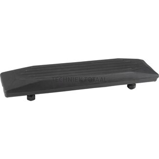 Gummipad bolt-on L 400 mm, A 125 mm, Teilung 190 mm, M20