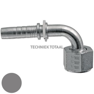 Manuli Pressnippel Spiralfit ORFS-Überwurfmutter 1 3/16", 90°, DN 19