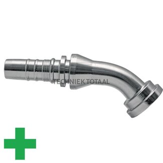 Manuli Swage fitting Interlock light SAE flange 1 1/2", 45°, DN 31