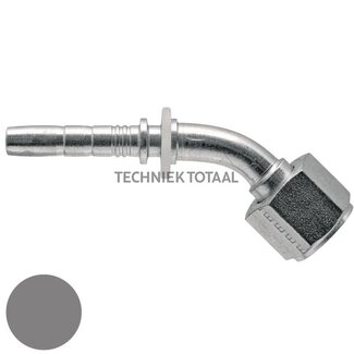 Manuli Swage fitting Spiralfit ORFS swivel nut 1 3/16", 45°, DN 19
