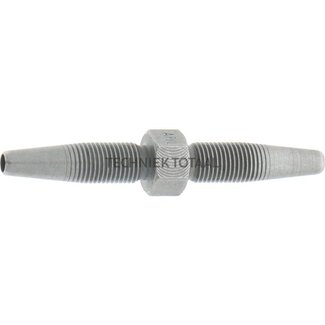 Double pipe socket 2x M7 x 0.75 for hose 8.6 x 4 mm