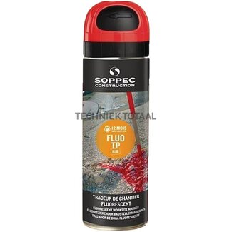 Soppec Construction marking spray Fluo TP red - 500 ml