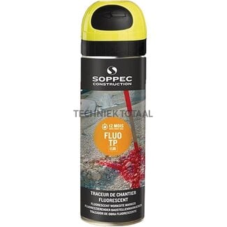 Soppec Construction marking spray Fluo TP yellow - 500 ml