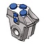 Interchangeable lug for holder, wall thickness 40 mm