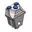 Interchangeable lug for holder, wall thickness 40 mm