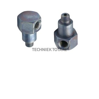 Groeneveld-Beka Corner threaded fitting 90° steel M10 x 1k, wrench size 24 mm
