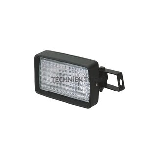 Cobo Work light rectangular H3, steel bracket Case IH, New Holland