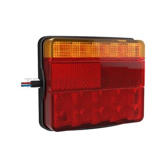 LED rear light 12/24 V, 96 x 80 x 25.5 mm Case IH, John Deere