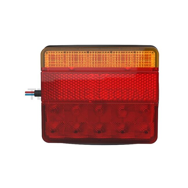 Rückleuchte LED 12/24 V, 96 x 80 x 25,5 mm Case IH, John Deere