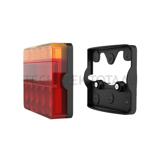 LED rear light 12/24 V, 96 x 80 x 25.5 mm Case IH, John Deere