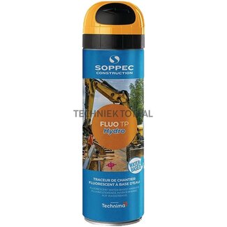 Soppec Construction marking spray Fluo TP Hydro orange - 500 ml