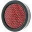 Reflector rond rood Ø 65 mm, M5, geschroefd | 5624