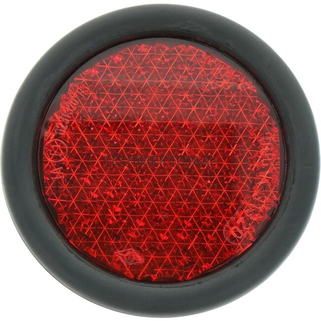 Reflector round red Ø 65 mm, M5, bolted | 5624