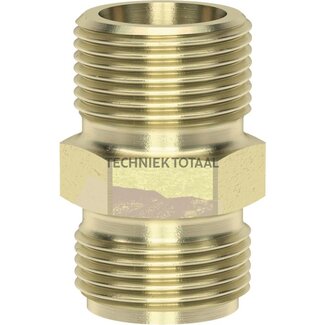 LÜDECKE Aansluitnippel buitendraad G 1/2" en Rd 32 x 1/8", met binnenzeef