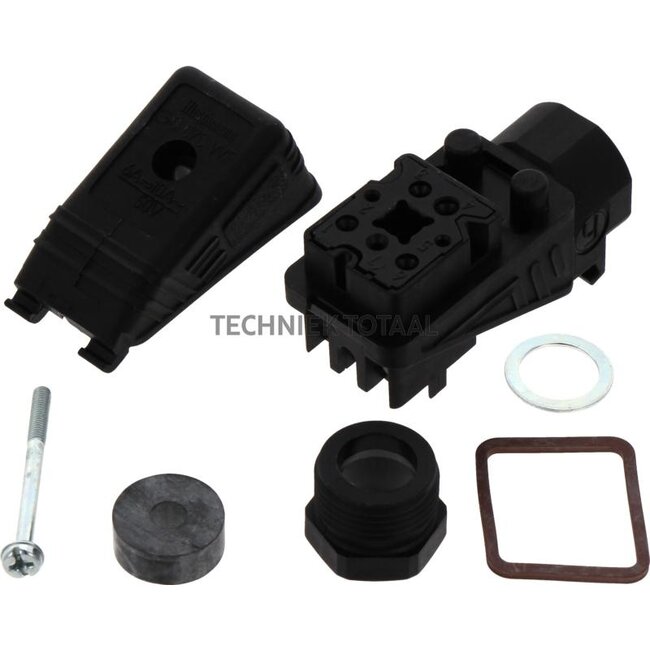 Groeneveld-Beka Hirschmann plug 7-pin, cable socket GO 070 WF, for control unit | 10121981