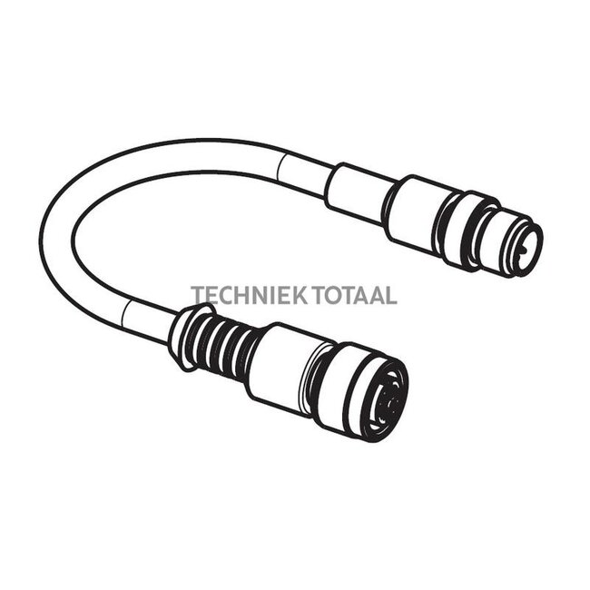 Groeneveld-Beka Adapter cable M12x1 socket / M8x1 plug, 0.3 m, proximity switch | 10122137