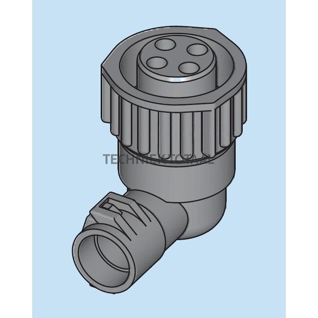 Groeneveld-Beka Bayonet plug 4-pin complete, for 4- and 5-wire cable | 10152276