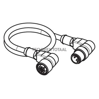 Groeneveld-Beka Connection cable M12x1 angled, socket and plug, 0.6 m