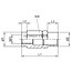 Groeneveld-Beka Screw sleeve galvanized M9 x 1 for high-pressure hose 11.2 x 6.5 mm | 10100140