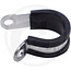 Groeneveld-Beka Pipe clamp with rubber insert Ø 18 mm, version 12 mm, hole 5.3 mm | 10105167