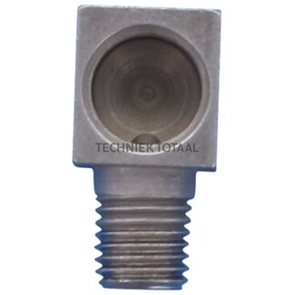 Groeneveld-Beka Corner threaded fitting 90° galvanized M6k / M10 x 1, L1 23 mm