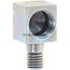 Groeneveld-Beka Corner threaded fitting 90° galvanized 1/4"-28 UNF / M10 x 1, L1 23 mm | 10104808