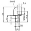 Groeneveld-Beka Corner threaded fitting 90° galvanized M10 x 1k / M10 x 1 | 10104831