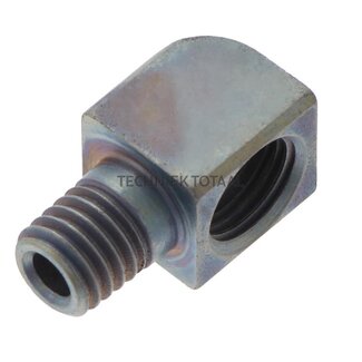 Groeneveld-Beka Corner threaded fitting 90° galvanized M8 x 1.25k / M10 x 1