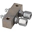 Groeneveld-Beka Nippelblock 2x Schmiernippel 180°, 2x Rohr Ø 6 mm, L1 52 mm | 10104620