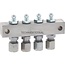 Groeneveld-Beka Nippelblock 4x Schmiernippel 180°, 4x Rohr Ø 6 mm, L1 80 mm | 10104626
