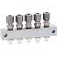 Groeneveld-Beka Nippelblock 5x Schmiernippel 180°, 5x Rohr Ø 6 mm, L1 96 mm | 10104627