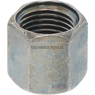 Union nut M10x1, pipe Ø 6 mm, series LL, galvanized steel Saphir