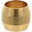 Double taper ring Ø 6 mm, brass