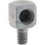 Corner threaded fitting 90° version 3, M6 tapered / M10 x 1