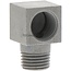 Corner threaded fitting 90° version 1, R1/4" tapered / M10 x 1