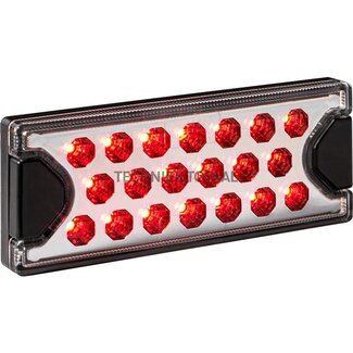 ASPÖCK Mistachterlicht LED MINILED II 12/24 V, 150 x 59 x 20 mm