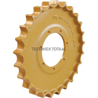 Sprocket 19 teeth, D 140 mm, 9 holes Hitachi, JCB, Komatsu, Kubota
