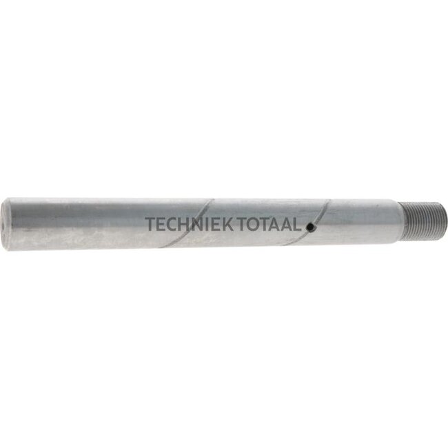 Lubricating threaded bolt 42CrMo4 Ø 50 x 420 mm, M42 x 3, LG 55 mm | SGB 50 420 42CrMo4+QT