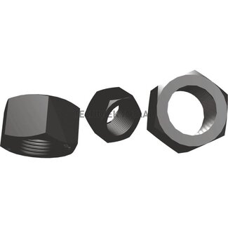 Plow bolt nut 5/8" UNC